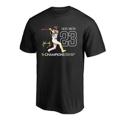 【オンラインストア限定】2026リーグ優勝記念　選手グラフィックTシャツ　周東佑京 ※お届け予定時期ご確認の上ご購入をお願いします